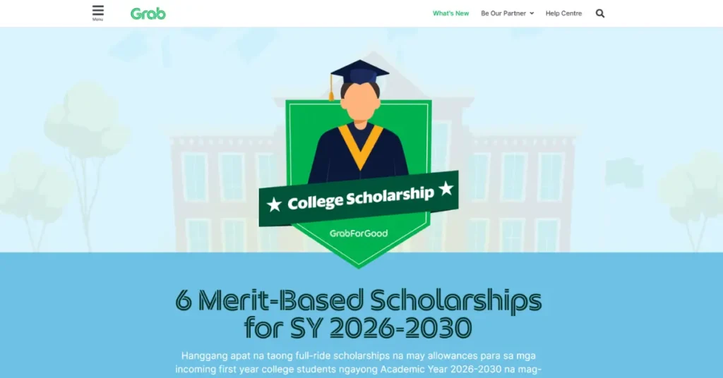 Grab College Scholarship